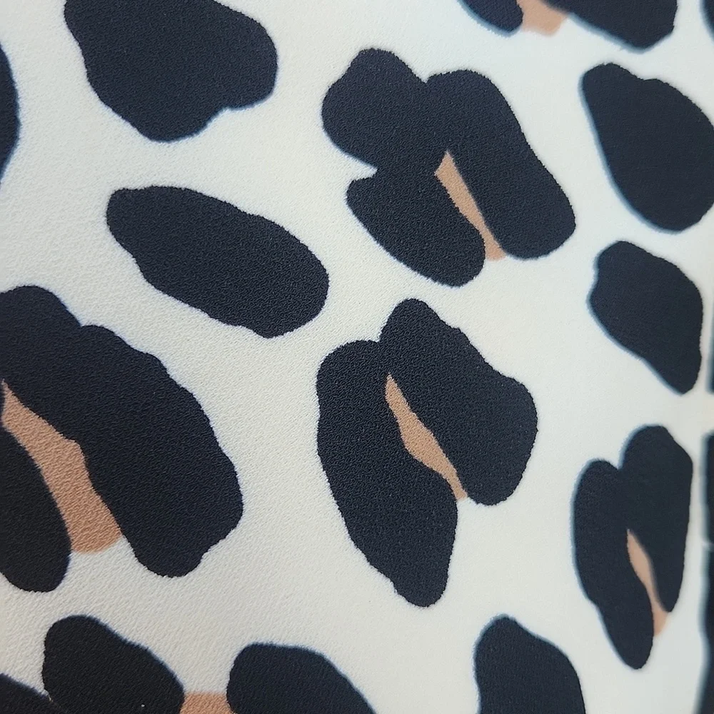 NWT Kate Spade New York Leopard Animal Print Midi Shirt Dress Belted 6